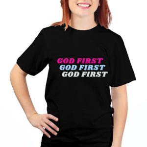 GOD FIRST TEE (Black)